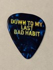 Vince Gill 2016 Guitar Pick Down To My Last Bad Habit Tour With Eagles