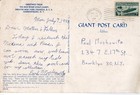 Ten Mile River Boy Scout Camps Giant Postcard Map Narrowsburg Ny 1958 Posted
