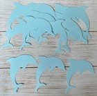 30 Blue Dolphin Cutouts Ocean Sea Party Decorations Confetti Table Scatter