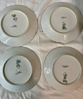 Set Of Four  4  French Porcelain Soup Plates Marked By G d    Cie From 1890