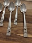 Vintage Oneida Community Coronation Pattern Silver Plate Set Of 6 Teaspoon