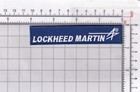 Lockheed Martin   Logo  Embroidered  Glow In The Dark  4 In  Sew On Patch