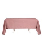 5 Dusty Rose 60x102 Rectangle Polyester Tablecloths Wedding Party Catering Linen