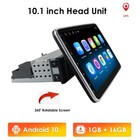 Single 1 Din Rotatable 10 1inch Android Touch Screen Car Stereo Radio Gps Wifi