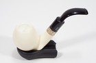 Imp Meerschaum Pipe With Sterling Silver Unused In Original Case