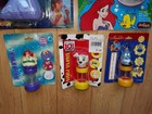 Vintage Bubble Lot Toy - Disney Little Mermaid  Beauty Beast  Aladdin 101 Dalm 