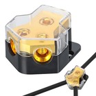 2 Car Audio Splitter Amp Power 0 2 4 Gauge In 4 6 8 Gauge Out Distribution Block