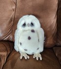 Lou Rankin Dakin Applause Woodsworth Owl White Snow Plush Toy Stuffed Animal Nwt