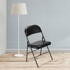  6 Pack  Folding Stackable Chairs Padded Seat -office Home Event Wedding Party