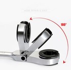 Standard Tubing Ratcheting Wrench Flexible Head Reversible Sae Ratchet Wrench