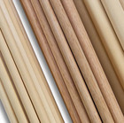 Waddell Oak Round Dowel 36x0 25 Inch Sanded Wooden Rod For Diy Projects - New
