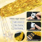 100pcs Light Up Wands For Wedding  Gold Sparklers Wedding Send Off Glow Stick   
