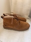 Ugg Neumel  chukka Boots Men s Us Size 13 Sherpa Lined Chestnut Suede Uggs
