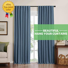 Curtain Rods For Windows 28 To 48 Inch  5 8 Inch Black Curtain Rod Set With Brac