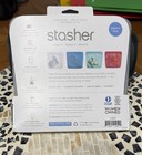 Lot Of 5 Stasher Silicone Reusable Sandwich Storage Food Bag Plastic Free