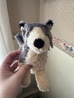 Douglas Cuddle Toy 9  Howl Wolf Pup Kohair Plush  3756 Rare