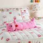 Cat Kids  Long Weighted Plush Throw Pillow Pink - Pillowfort