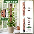 2 Pack Cedar Wood Extendable Plant Trellis For Indoor Potted Plants