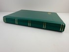 Vintage Lindner 1143 Stamp Stock Book Green Album Philatelic Binder