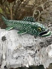 Leonard Nelson    trout    Ice Fish Spearing Decoy  Folk Art Michigan Vintage