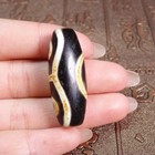 Ancient Tibetan Dzi Beads Old Agate 3 Eye Totem Amulet Pendant 38  12mm  6257