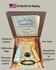 California Sage Smudge Stick Kit Smudging Kit Palo Santo Onyx Stone  