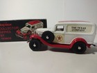 New 1932 Ford Texaco Texas Company Ertl Delivery Car Truck Die Cast Coin Bank
