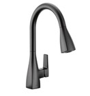 Moen Cfg 76162bl  Slate 1-handle Pulldown Kitchen Faucet Matte Black
