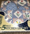 Vintage  Country Treasures  5 Piece Kitchen Gift Set New