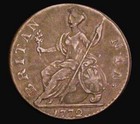 1772 Great Britain 1 2 Penny Km  601