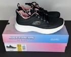New Skechers Air Cooled Memory Lite Foam 1713633 Women s 6 Black Sneakers Nib