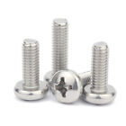  2-56 Machine Screws Stainless Steel Pan Head Phillips Drive Screws 5 32  To 1 