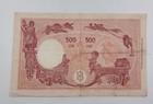 Italy Banca D italia  1946  500 Lire Banknote  Vf xf  20 11 46  Pick-70d