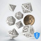 Q-workshop The Witcher Geralt - The White Wolf Dice Set  8  D d Rpg