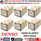Genuine Denso Ignition Coils For 2005-2024 Toyota   Lexus I4 V6 V8  90919-02256