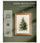 Gold Framed Christmas Tree Art