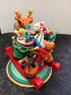 Vintage 1994 Enesco Lustre Fame Musical Christmas Rocking Horse Jingle Bell Rare