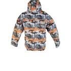Burton Youth Xl Snowboard Down Jacket Skulls And Lightning Camo Design Dry Ride
