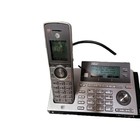 At t Cordless Phone System W  Base   5 Handsets  Silver black