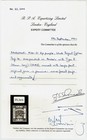 Palestine 1920-21 Mint Set Less 1m  p14   5p With Certificate  Sg  39-43  All In