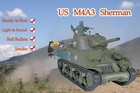 Big Sale Henglong Radio Control Tank M4a3 Sherman 3898 Rtr 1 16 Infrare Bb Tank