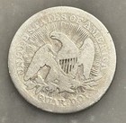 1853 Seated Liberty Quarter With Arrows And Rays - G - Good - 90  Silver
