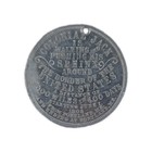 1908 Colonial Jack Walking Tour Aluminum Medal 38mm John Krohn Sphinx Token