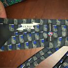 Greatful Dead Blues Tie With American Flag With The Blue Line Police