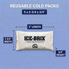 Ice-brix Ice Packs For Shipping 5 X 2 3 4   96 Pack Bulk  Food-safe Reusable Ref