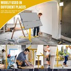 11ft Drywall Lift Panel Hoist Plasterboard Sheetrock Jack Lift Rolling Yellow