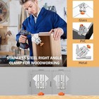 4pcs Right Angle Clamp Multi 90   Woodworking T-shaped Corner Clamp Open Style