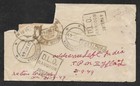  bl  Burma Rangoon Dlo Postnark   Label   Parti Left Hs On 1949 Part Cover