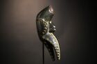 African Dan Bird Mask Antique Wooden Art From Liberia Unique Decor -g4674