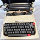 Olivetti Lettera 12 Manual Typewriter Vintage Retro W  Case Not Tested
